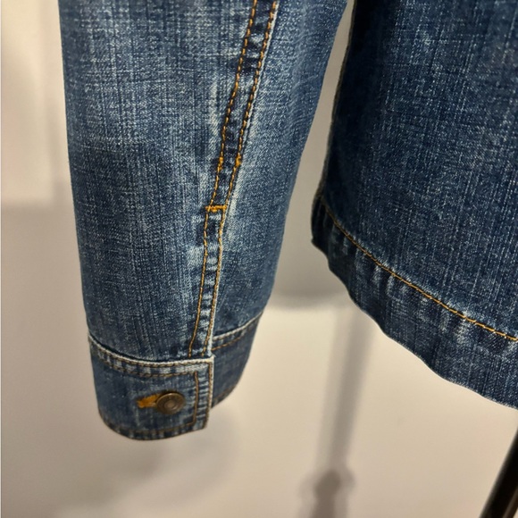 Vintage Eddie Bauer Denim Women’s Chore Jacket Size S - Picture 7 of 11